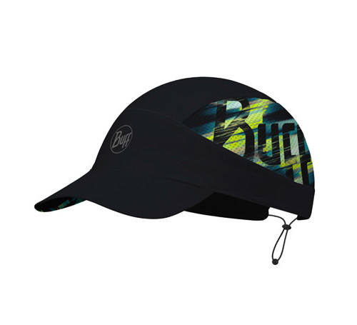 Skládací běžecká kšiltovka BUFF®  PACK SPEED CAP Logo Collection Neahrs Logo Multi