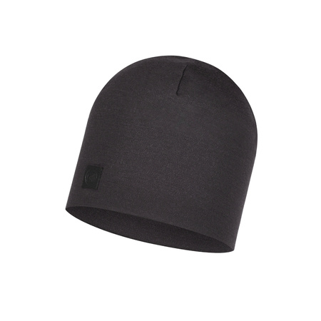 Czapka BUFF® Merino Heavyeight Hat SOLID BLACK