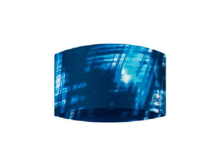 Opaska BUFF® COOLNET UV® WIDE HEADBAND ATTEL BLUE