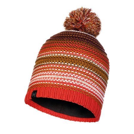 Zimní čepice BUFF® Knitted & Fleece Hat Neper MAROON