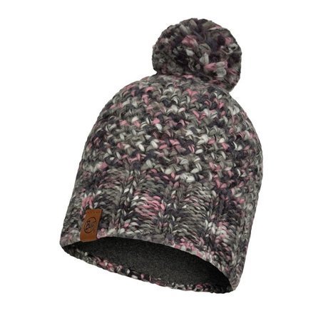Zimná čiapka BUFF® Knitted & Fleece Hat Margo CASTLEROCK GREY