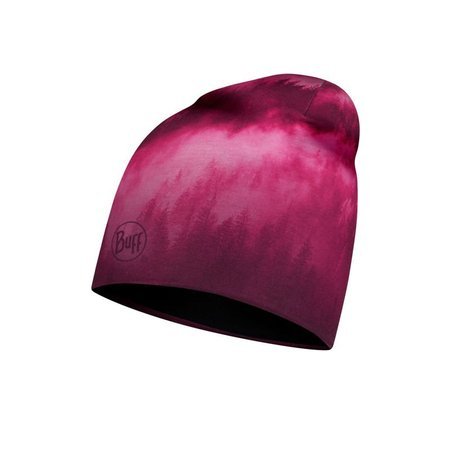 Čepice BUFF® Microfiber & Polar Hat US HOLLOW PINK BLACK FLEECE