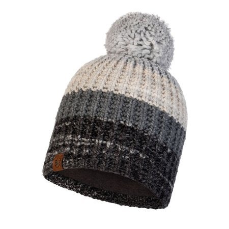BUFF® Zimní Čepice Knitted & Fleece Hat Alina GREY