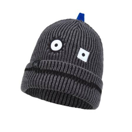 Buff Lifestyle Kids Knitted Hat FUNN ROBOT GREY VIGORÉ