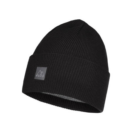 Čepice BUFF® Crossknit Hat SOLID BLACK