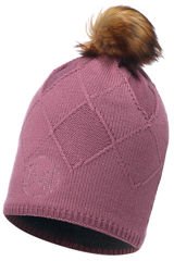 Zimná čiapka BUFF® Knitted & Polar Stella Heather Rose